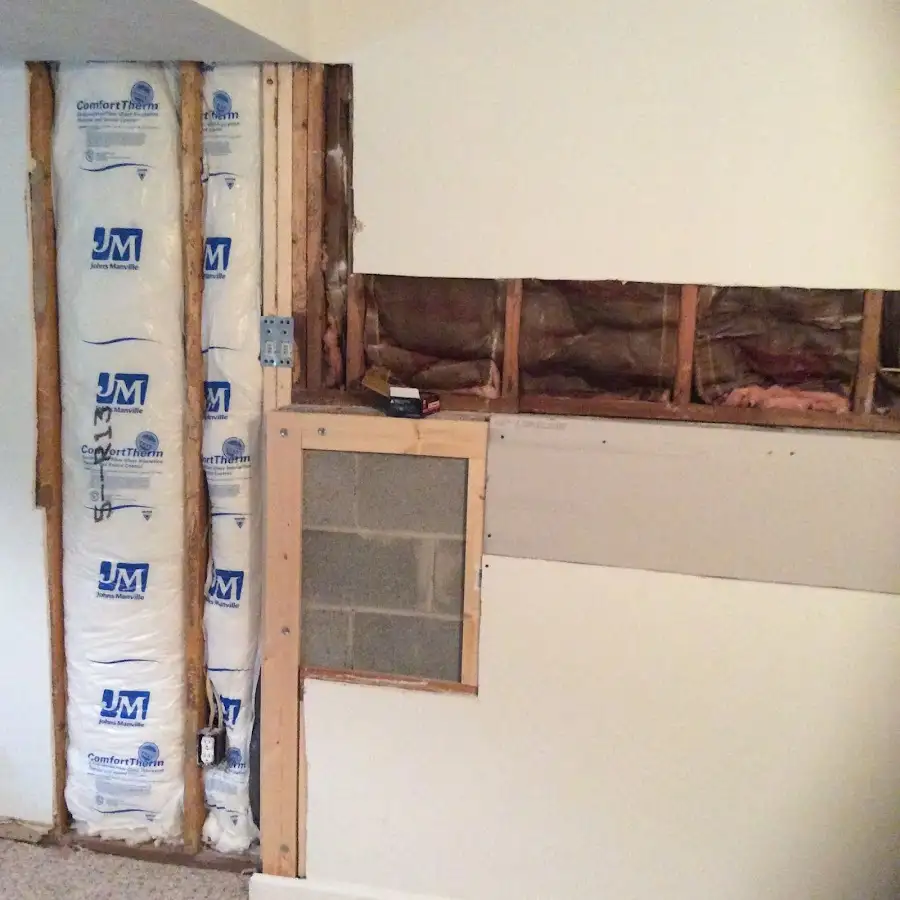 Wall insulation replacement during Contents Cleaning & Restoration in Whitehouse